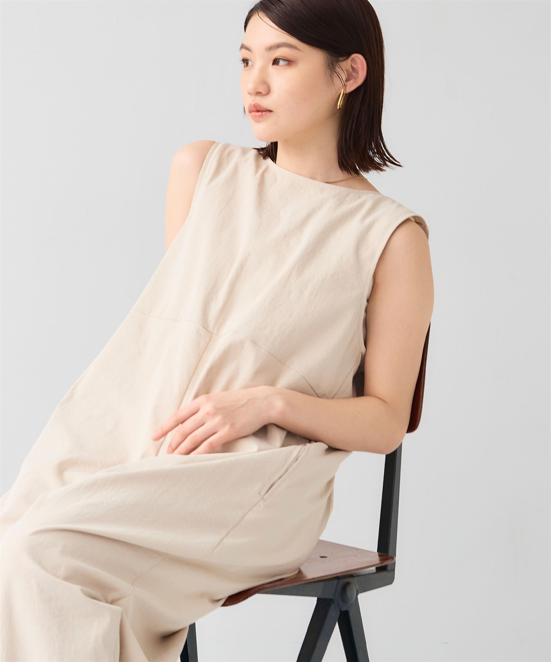 CROSS FUNCTION 《UV/吸水速乾》エブ楽2WAYコクーンサロペット_sub_11