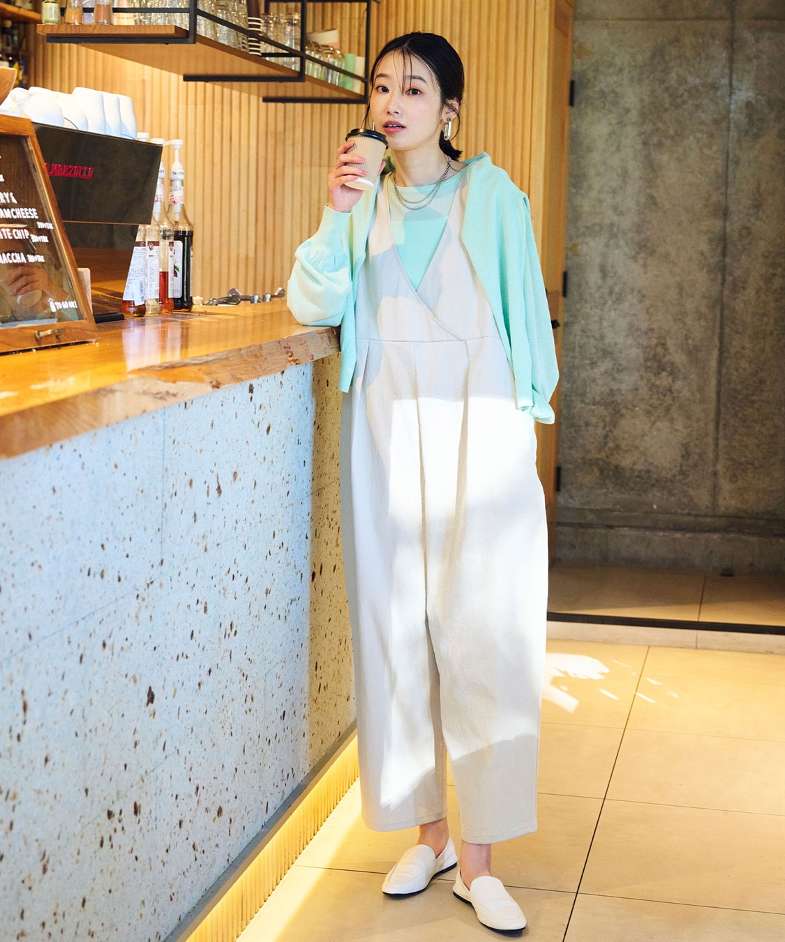 CROSS FUNCTION 《UV/吸水速乾》エブ楽2WAYコクーンサロペット_sub_12