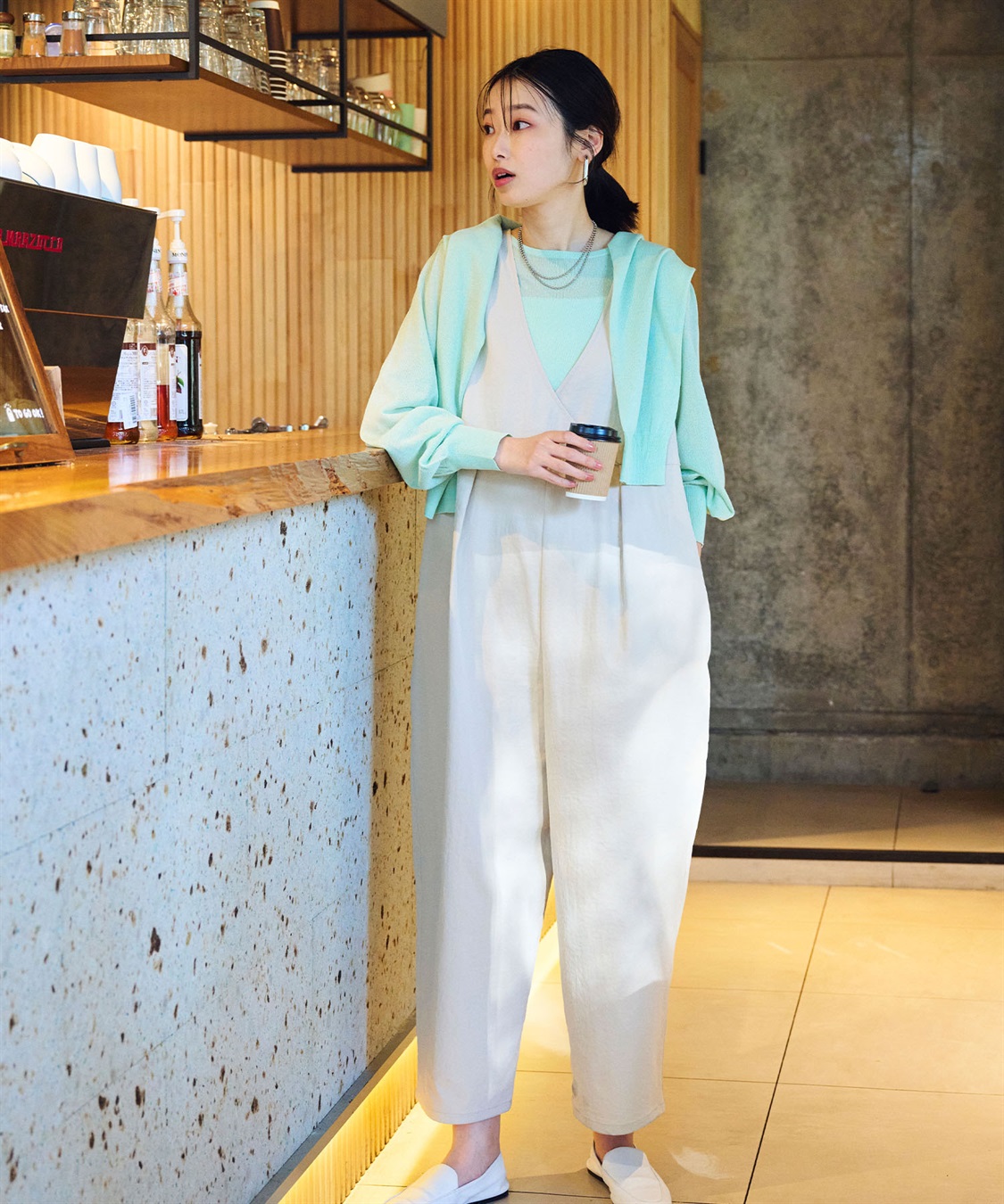 CROSS FUNCTION 《UV/吸水速乾》エブ楽2WAYコクーンサロペット_sub_14