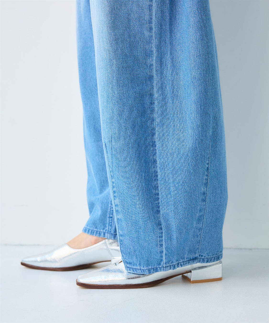 CROSS FUNCTION 《接触冷感》エブ楽 バレルカーブライトオンスデニムパンツ_sub_22