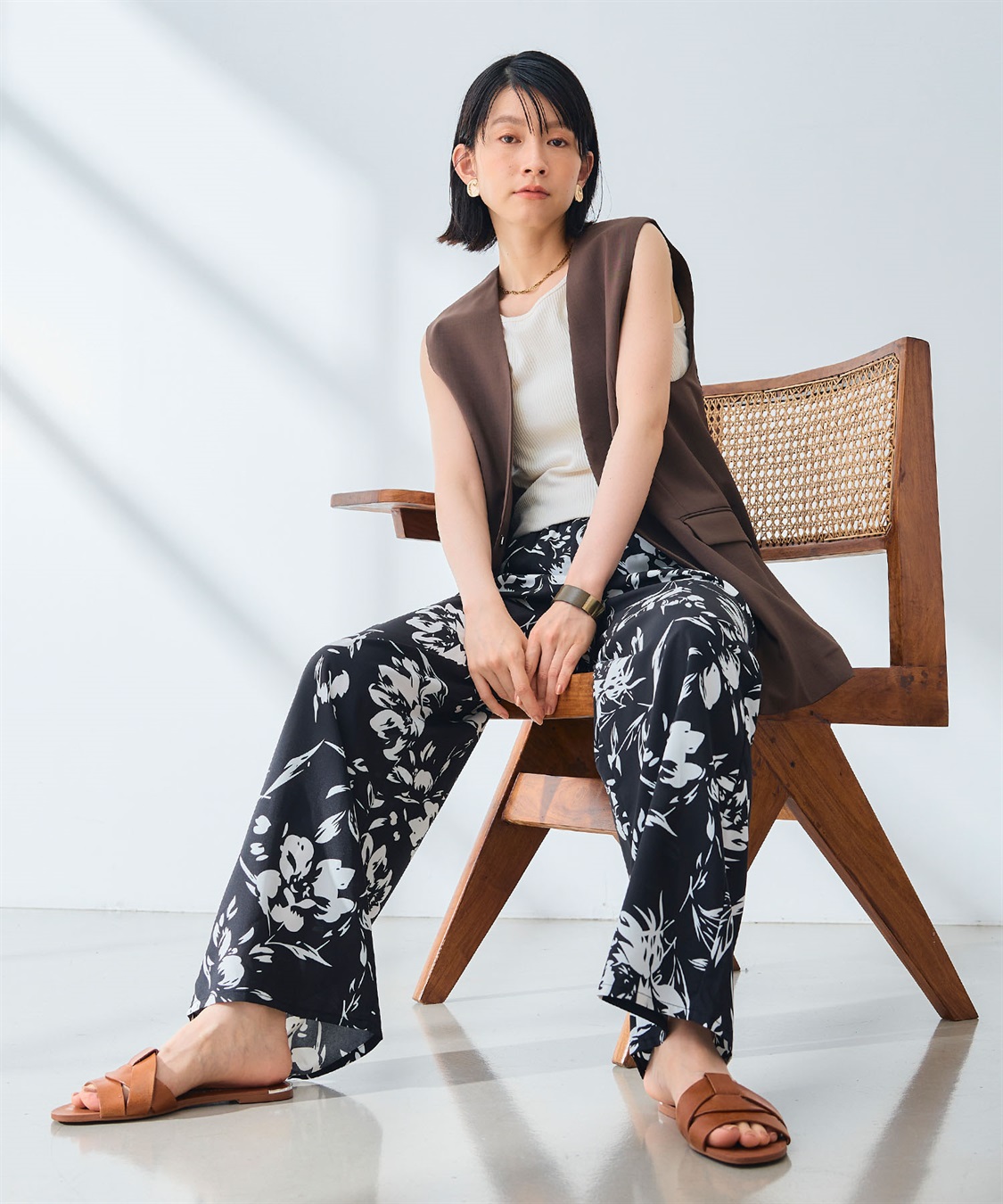 CROSS FUNCTION 《吸水速乾》エブ楽 ドライイージープリントワイドパンツ _sub_9