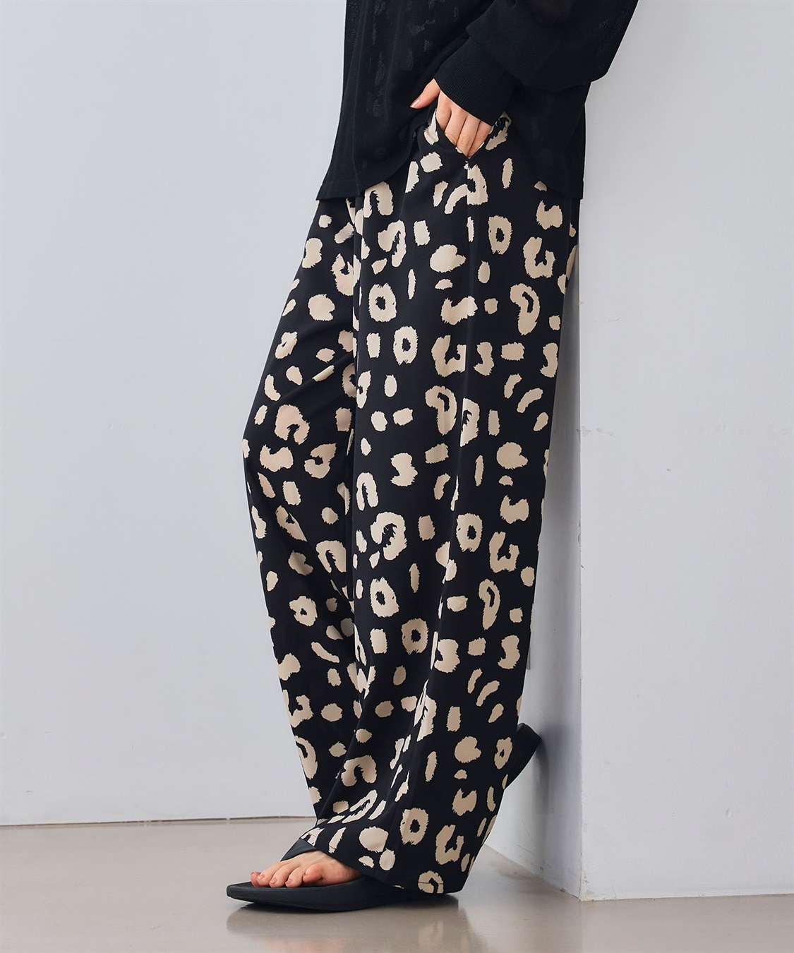 CROSS FUNCTION 《吸水速乾》エブ楽 ドライイージープリントワイドパンツ _sub_18