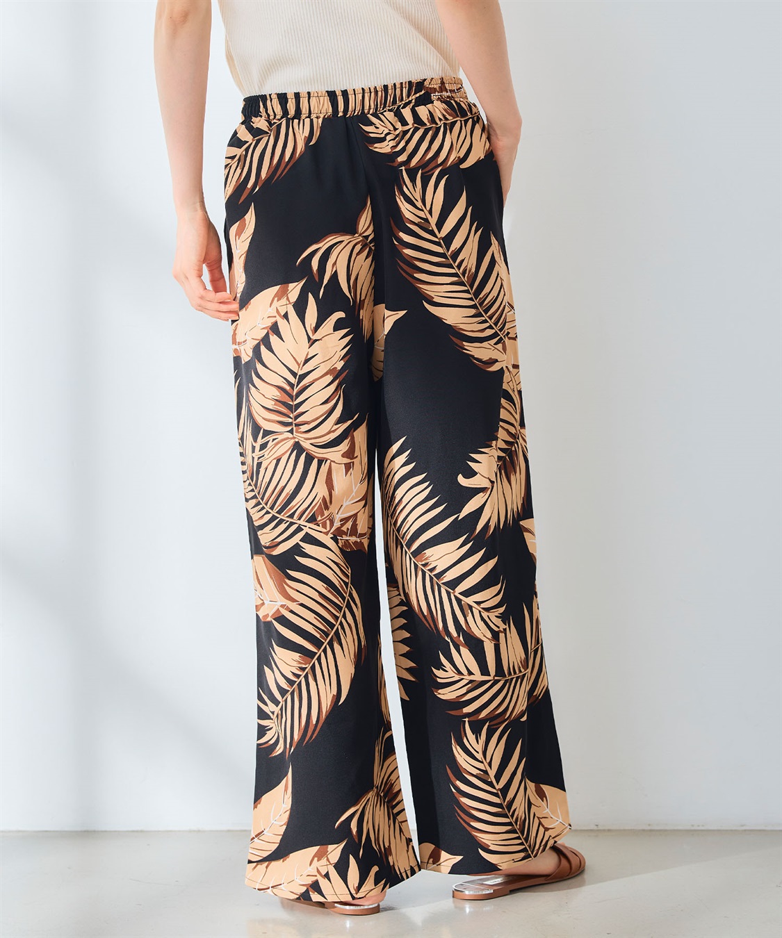 CROSS FUNCTION 《吸水速乾》エブ楽 ドライイージープリントワイドパンツ _sub_23