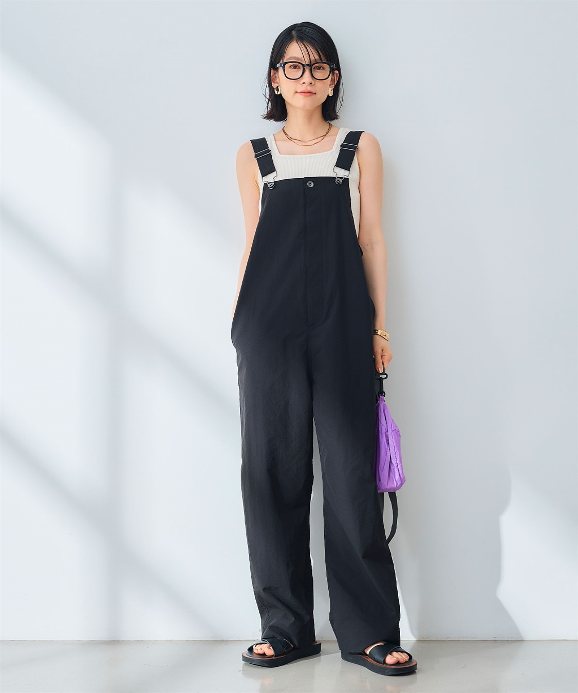 CROSS FUNCTION 《UV/吸水速乾》エブ楽 イージーサロペット_sub_7