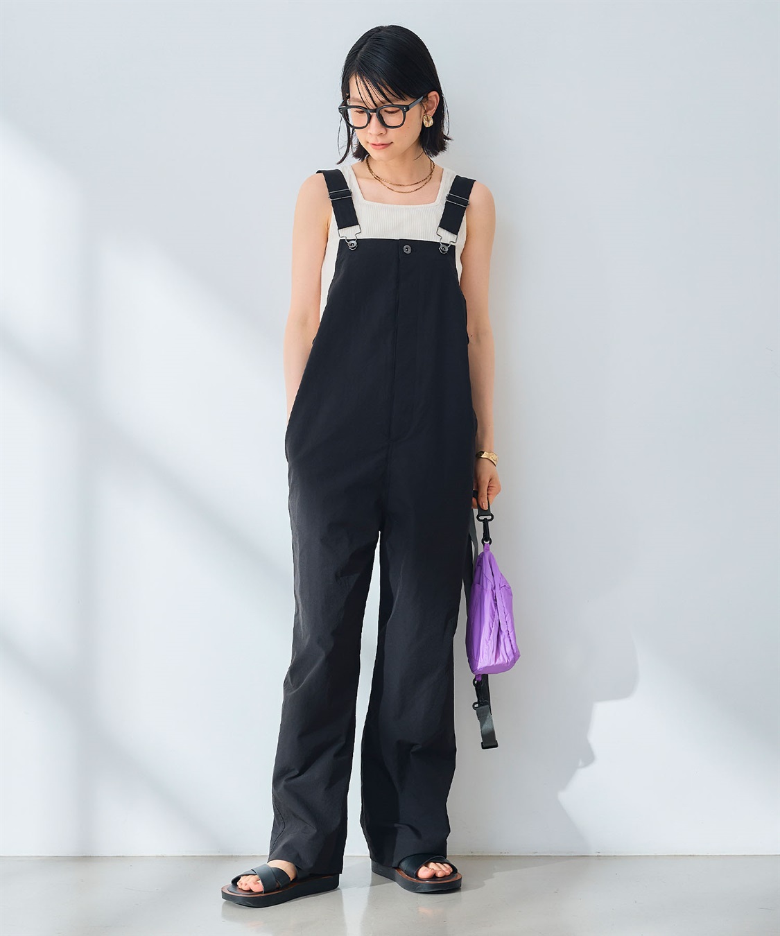 CROSS FUNCTION 《UV/吸水速乾》エブ楽 イージーサロペット_sub_8