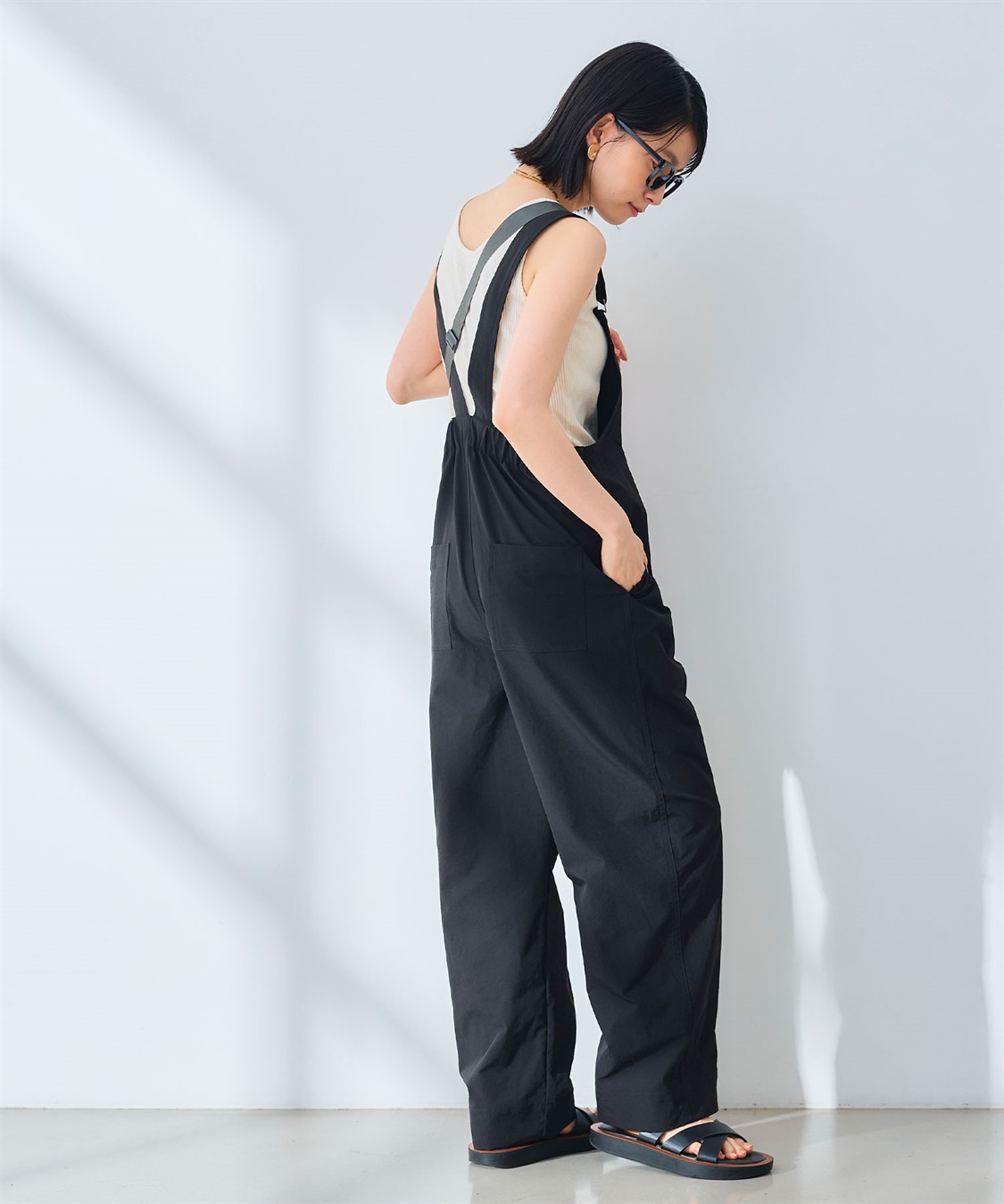 CROSS FUNCTION 《UV/吸水速乾》エブ楽 イージーサロペット_sub_11