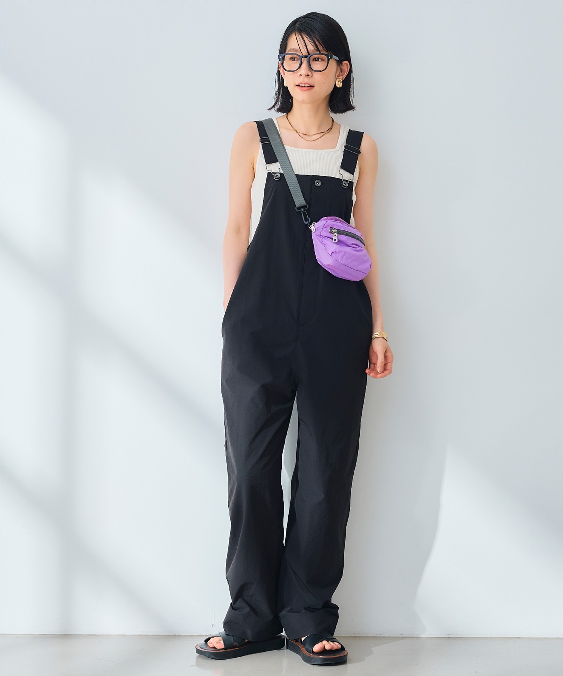 CROSS FUNCTION 《UV/吸水速乾》エブ楽 イージーサロペット_sub_12