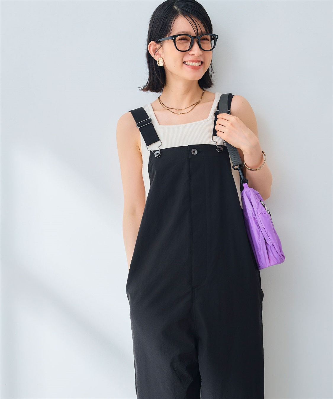 CROSS FUNCTION 《UV/吸水速乾》エブ楽 イージーサロペット_sub_14