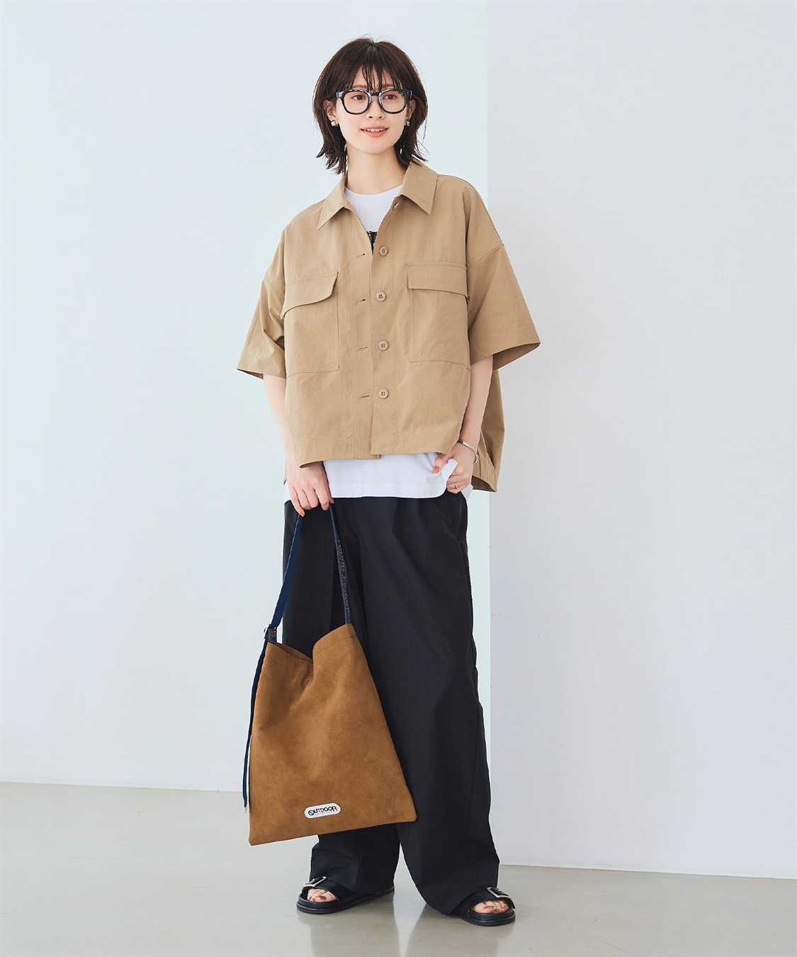 CROSS FUNCTION 《UV/吸水速乾》エブ楽 ミリタリーシャツジャケット_sub_7