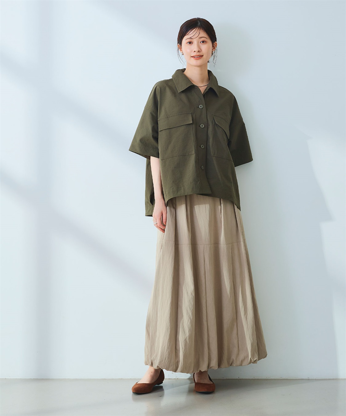 CROSS FUNCTION 《UV/吸水速乾》エブ楽 ミリタリーシャツジャケット_sub_20