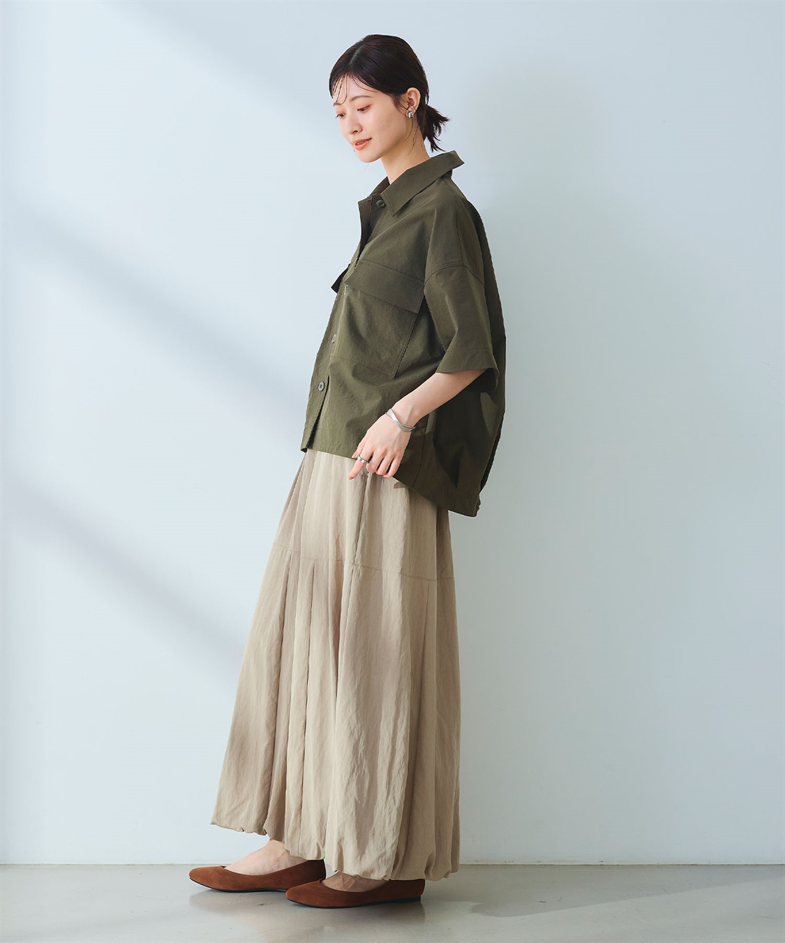 CROSS FUNCTION 《UV/吸水速乾》エブ楽 ミリタリーシャツジャケット_sub_21