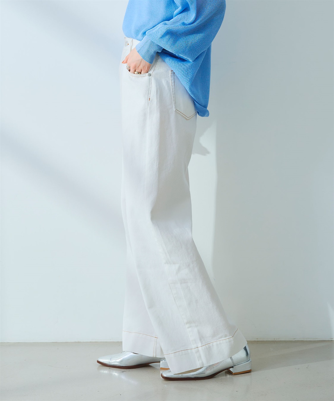 CROSS FUNCTION 《撥水》FRESH DENIM デニムワイドバギーパンツ_sub_25