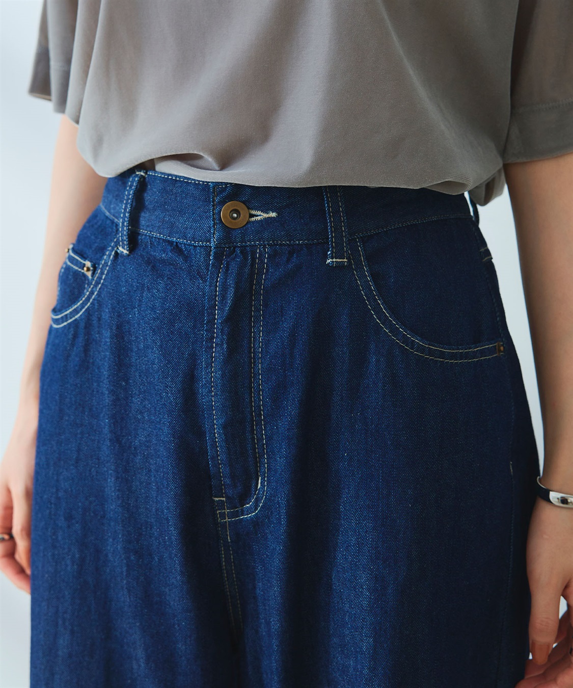 CROSS FUNCTION 《撥水》FRESH DENIM デニムワイドバギーパンツ_sub_26