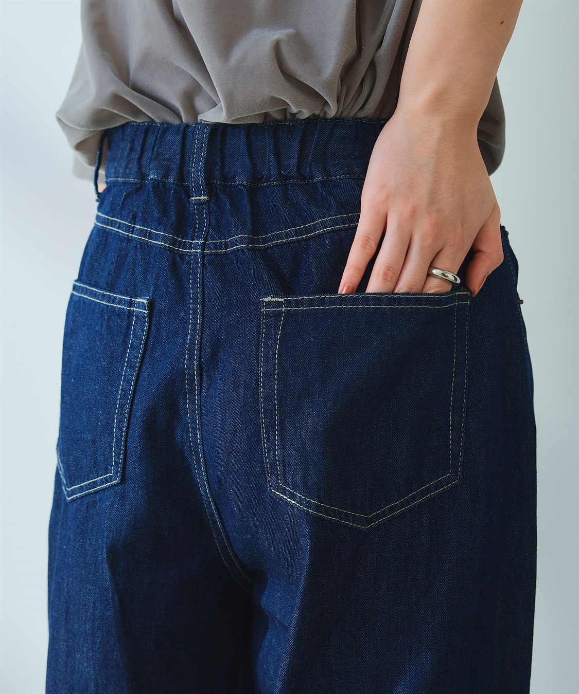 CROSS FUNCTION 《撥水》FRESH DENIM デニムワイドバギーパンツ_sub_28