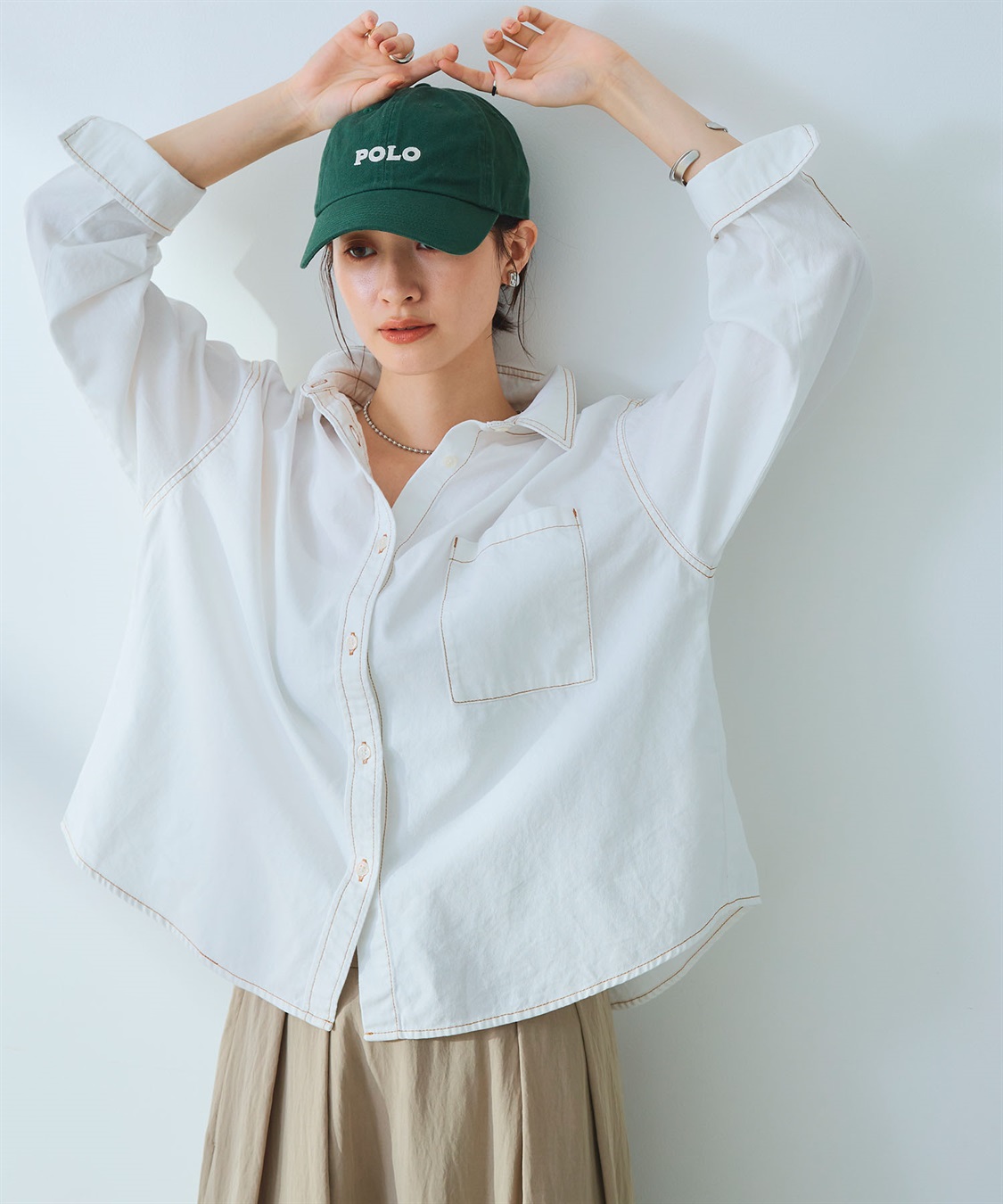 CROSS FUNCTION 《撥水》FRESH DENIM デニムシャツ_sub_2