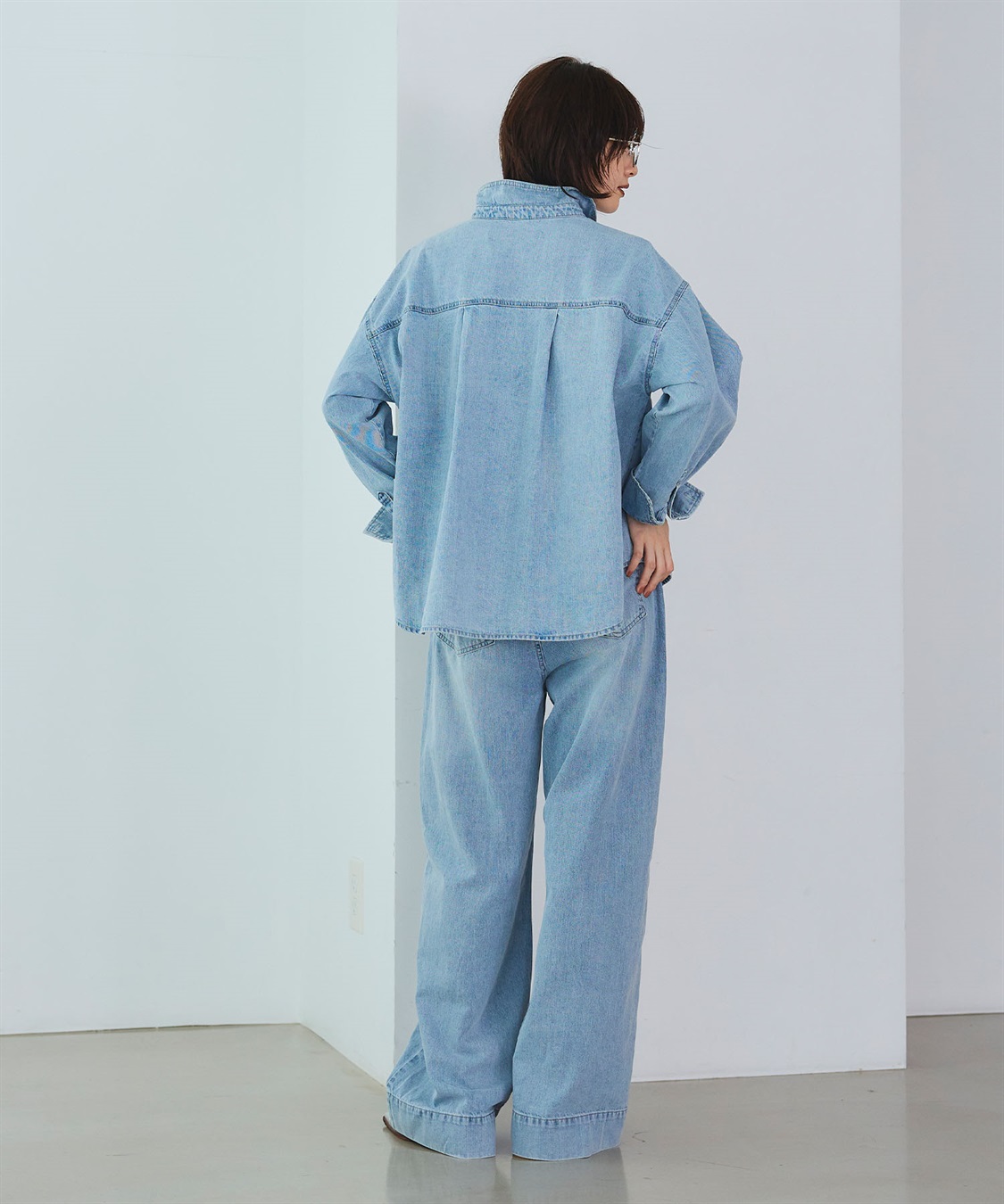 CROSS FUNCTION 《撥水》FRESH DENIM デニムシャツ_sub_11