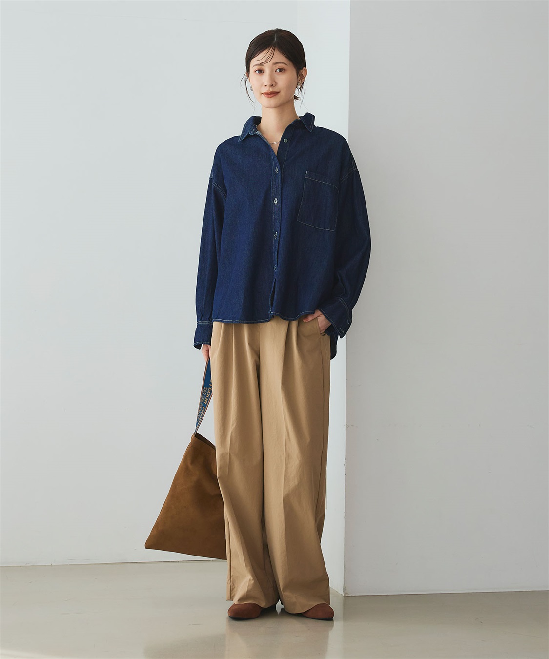 CROSS FUNCTION 《撥水》FRESH DENIM デニムシャツ_sub_19