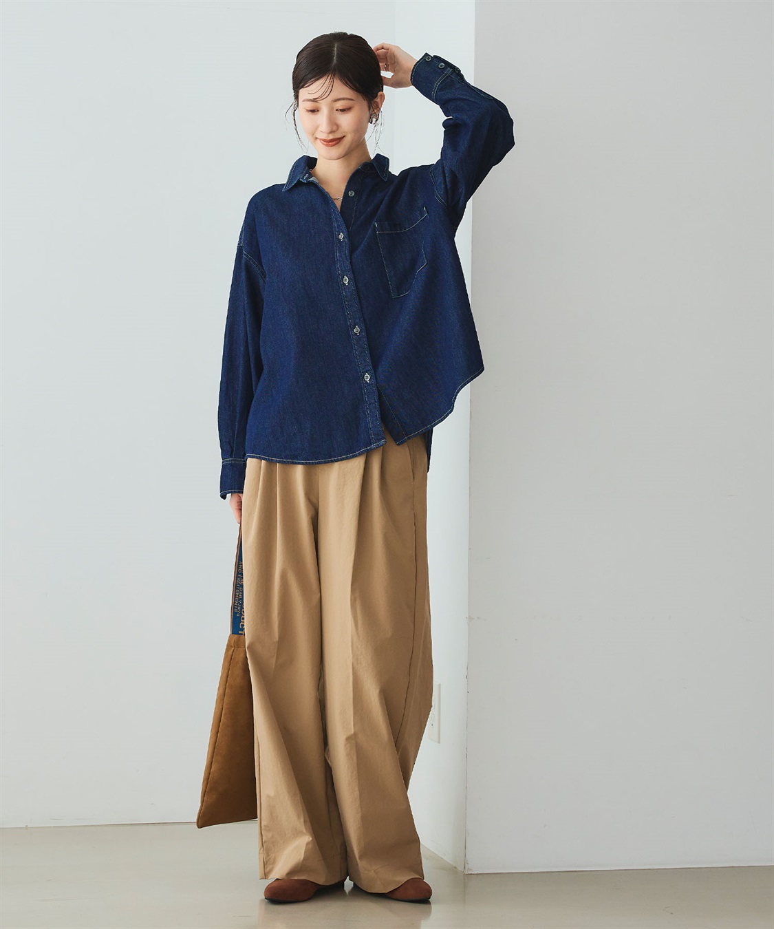 CROSS FUNCTION 《撥水》FRESH DENIM デニムシャツ_sub_20