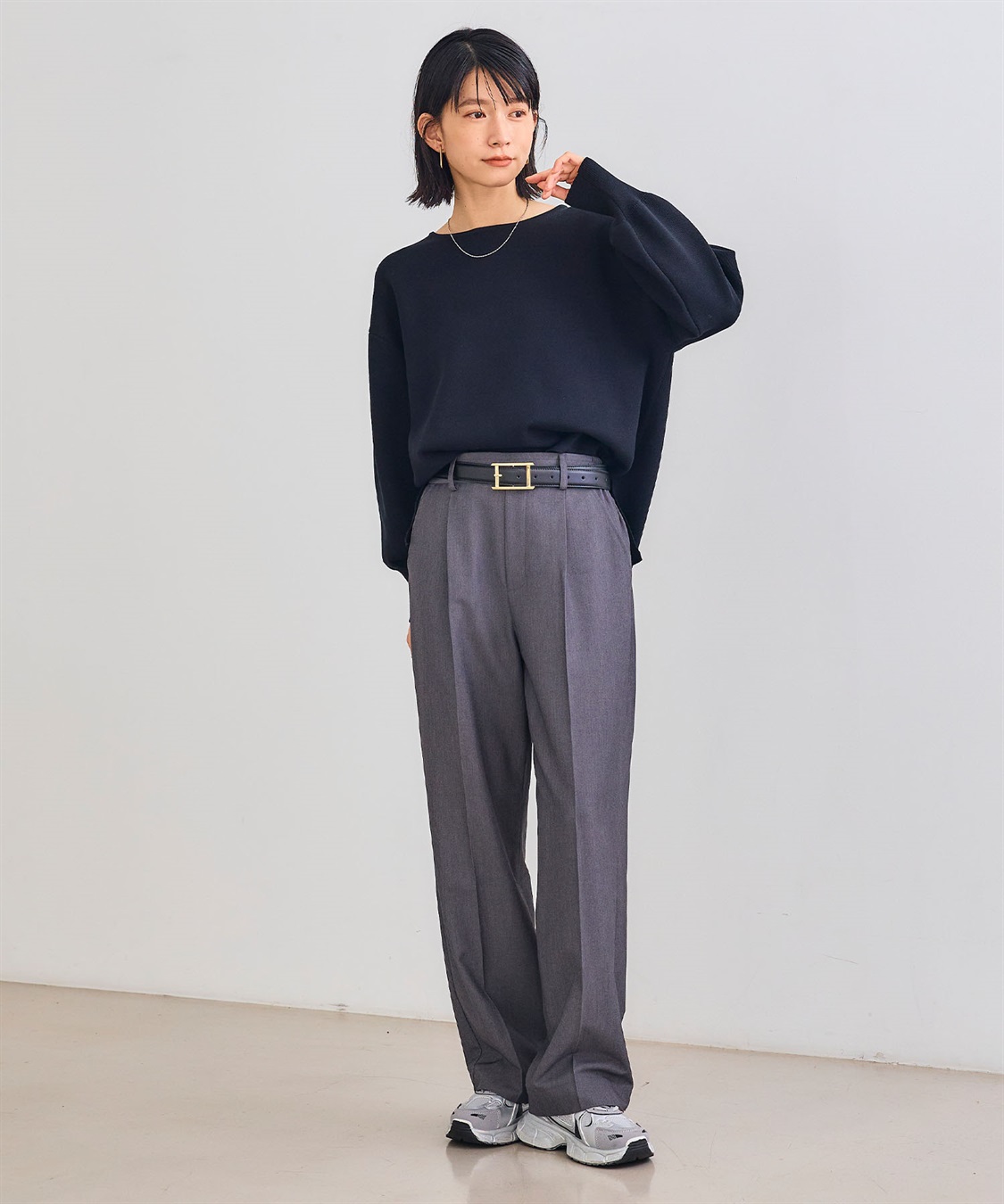 CROSS FUNCTION 《シワになりにくい》サマ美えセンタープレスストレートパンツ_sub_11