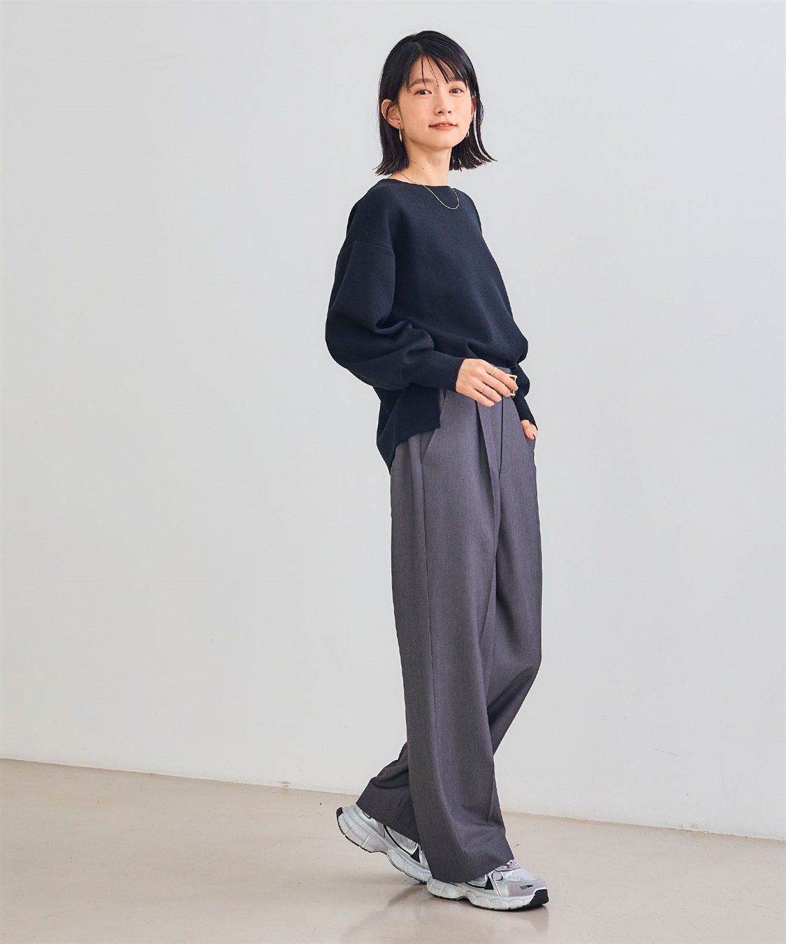 CROSS FUNCTION 《シワになりにくい》サマ美えセンタープレスストレートパンツ_sub_12