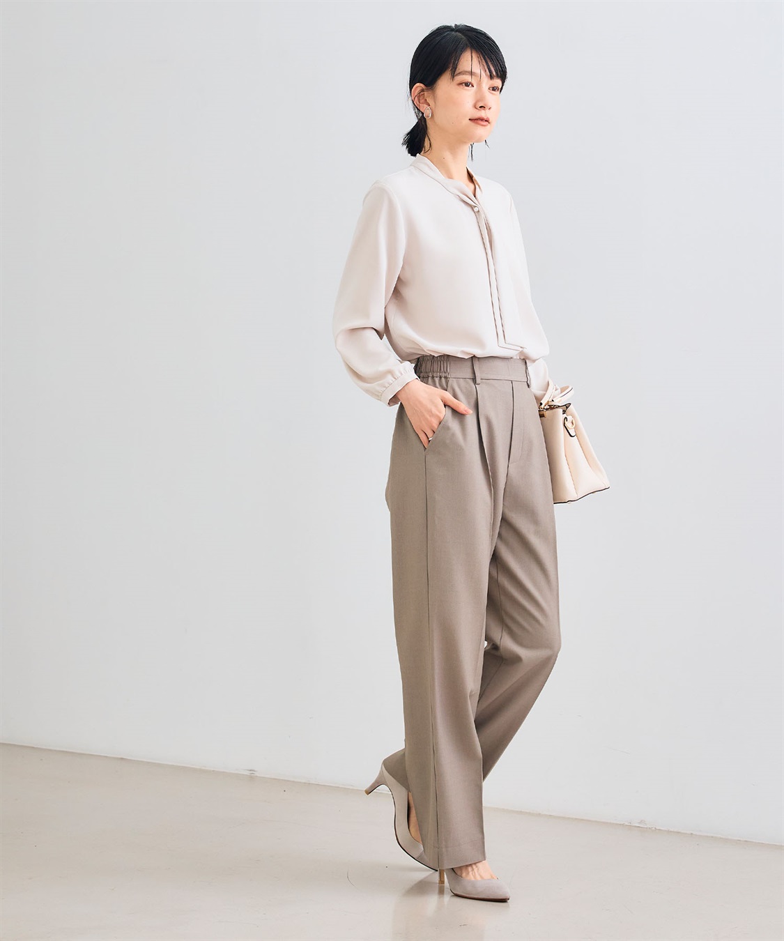 CROSS FUNCTION 《シワになりにくい》サマ美えセンタープレスストレートパンツ_sub_16