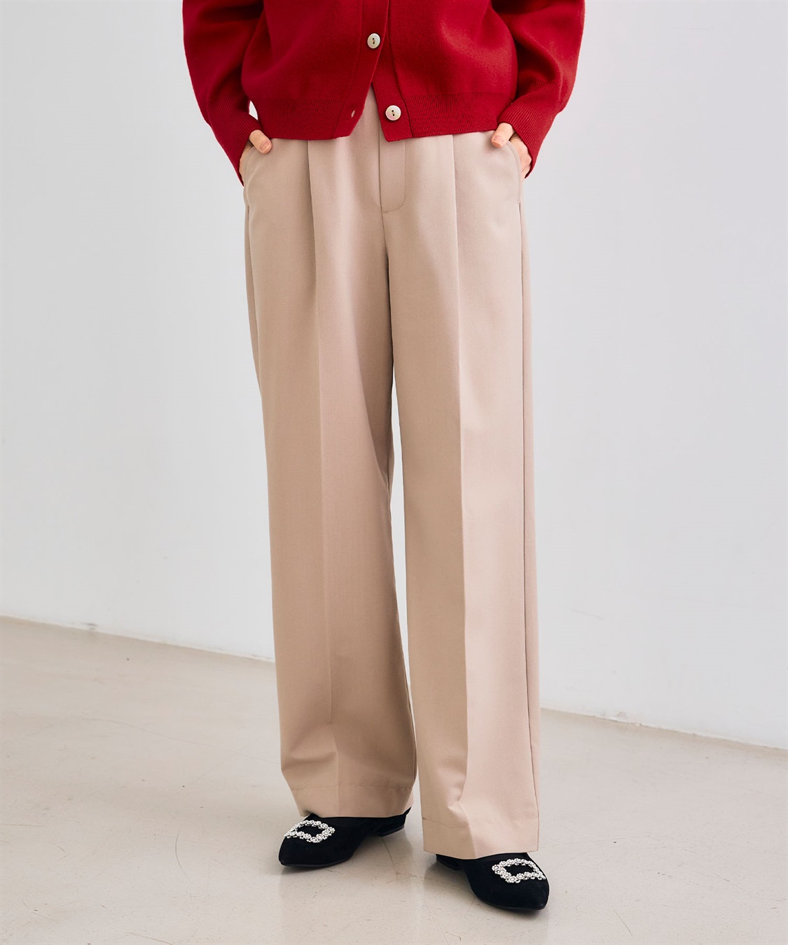 CROSS FUNCTION 《シワになりにくい》サマ美えセンタープレスストレートパンツ_sub_25