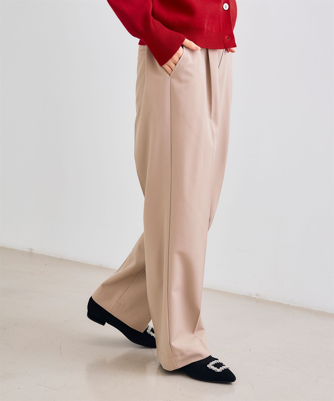 CROSS FUNCTION 《シワになりにくい》サマ美えセンタープレスストレートパンツ_sub_26