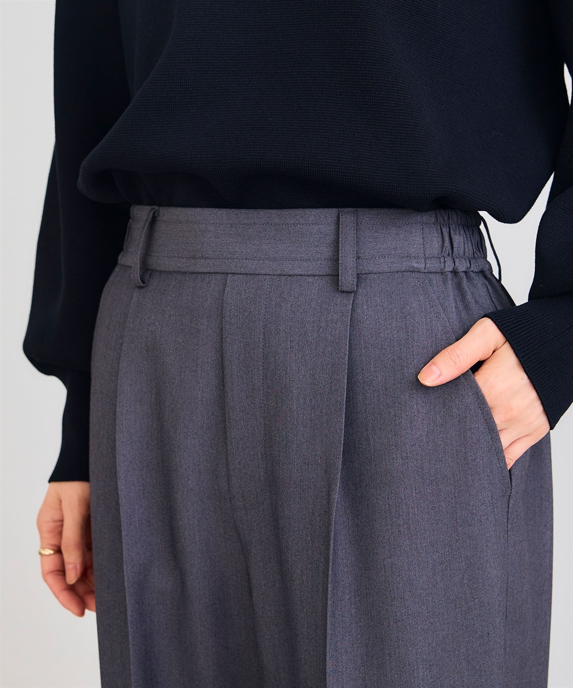 CROSS FUNCTION 《シワになりにくい》サマ美えセンタープレスストレートパンツ_sub_27