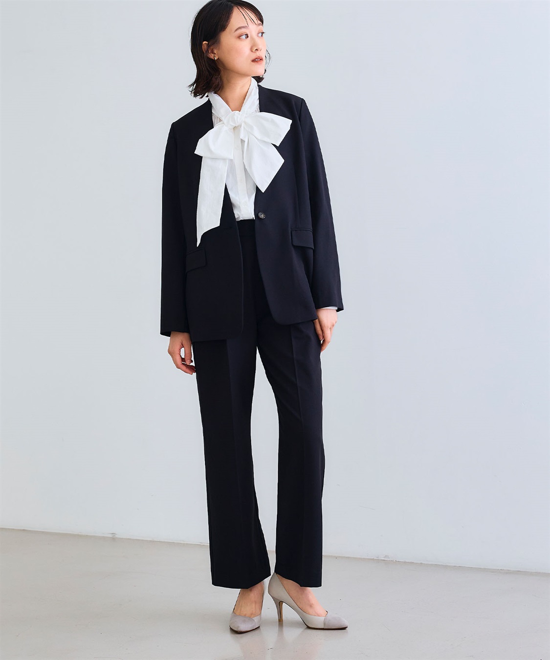 CROSS FUNCTION 《シワになりにくい》サマ美え リラックスノーカラージャケット_sub_19