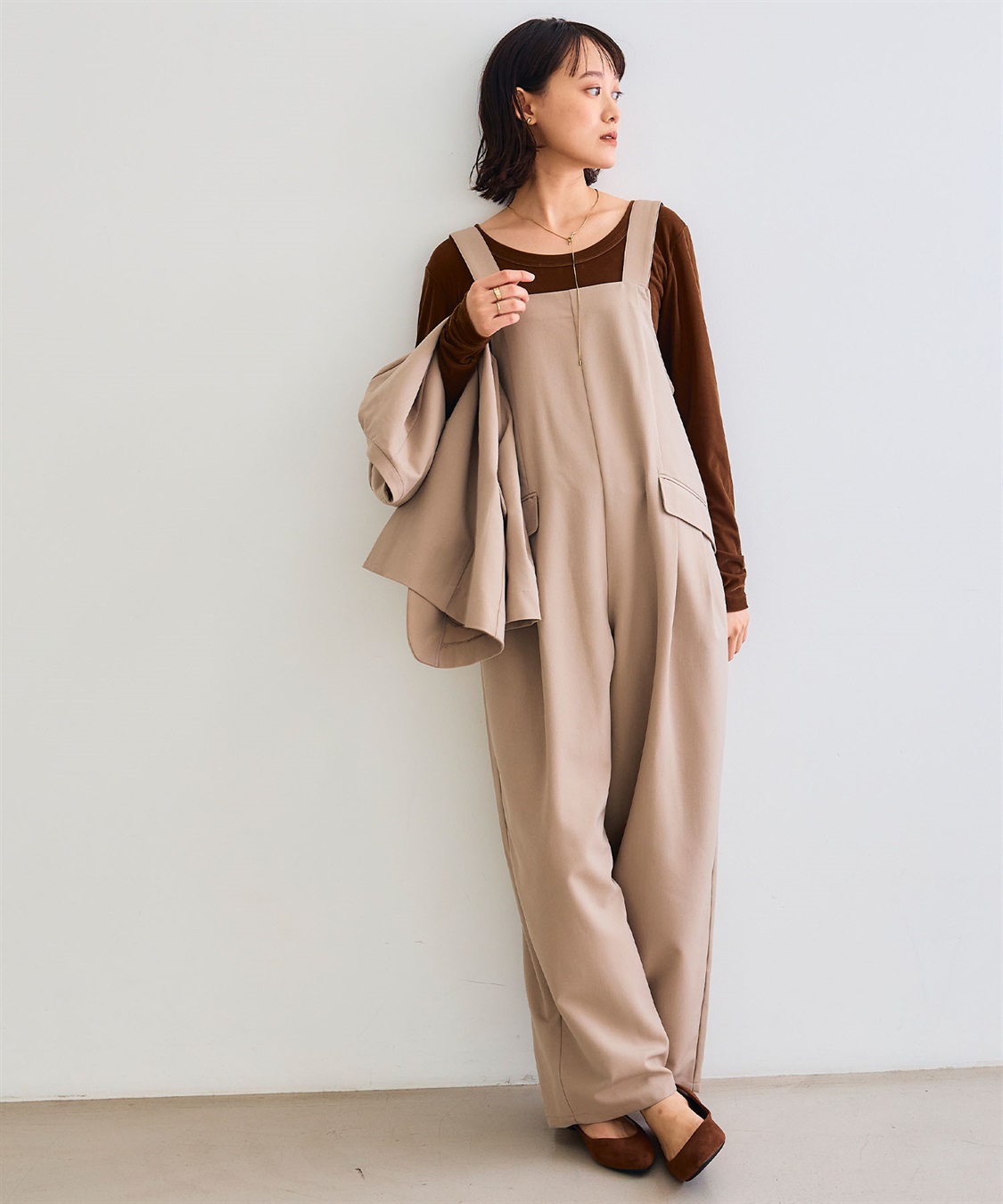 CROSS FUNCTION 《シワになりにくい》サマ美え リラックスオールインワン_sub_2