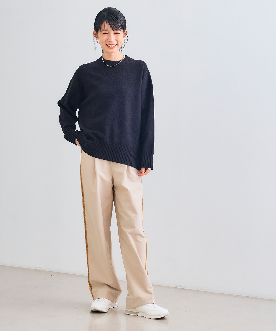 CROSS FUNCTION 《洗える》エブ楽 ジャージーベロアサイドラインパンツ_sub_7