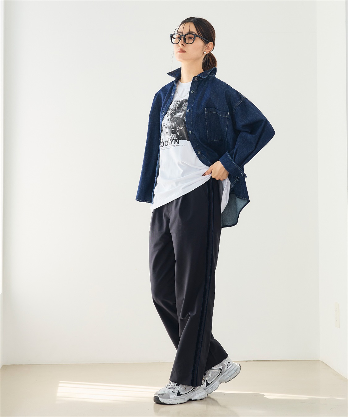 CROSS FUNCTION 《洗える》エブ楽 ジャージーベロアサイドラインパンツ_sub_12