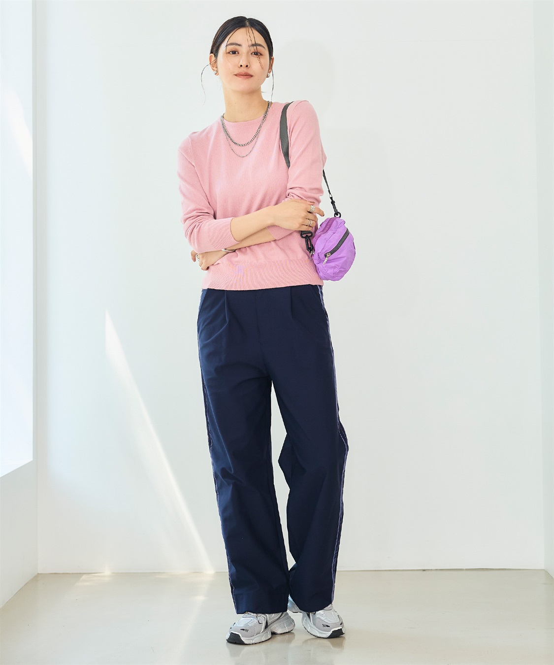 CROSS FUNCTION 《洗える》エブ楽 ジャージーベロアサイドラインパンツ_sub_19