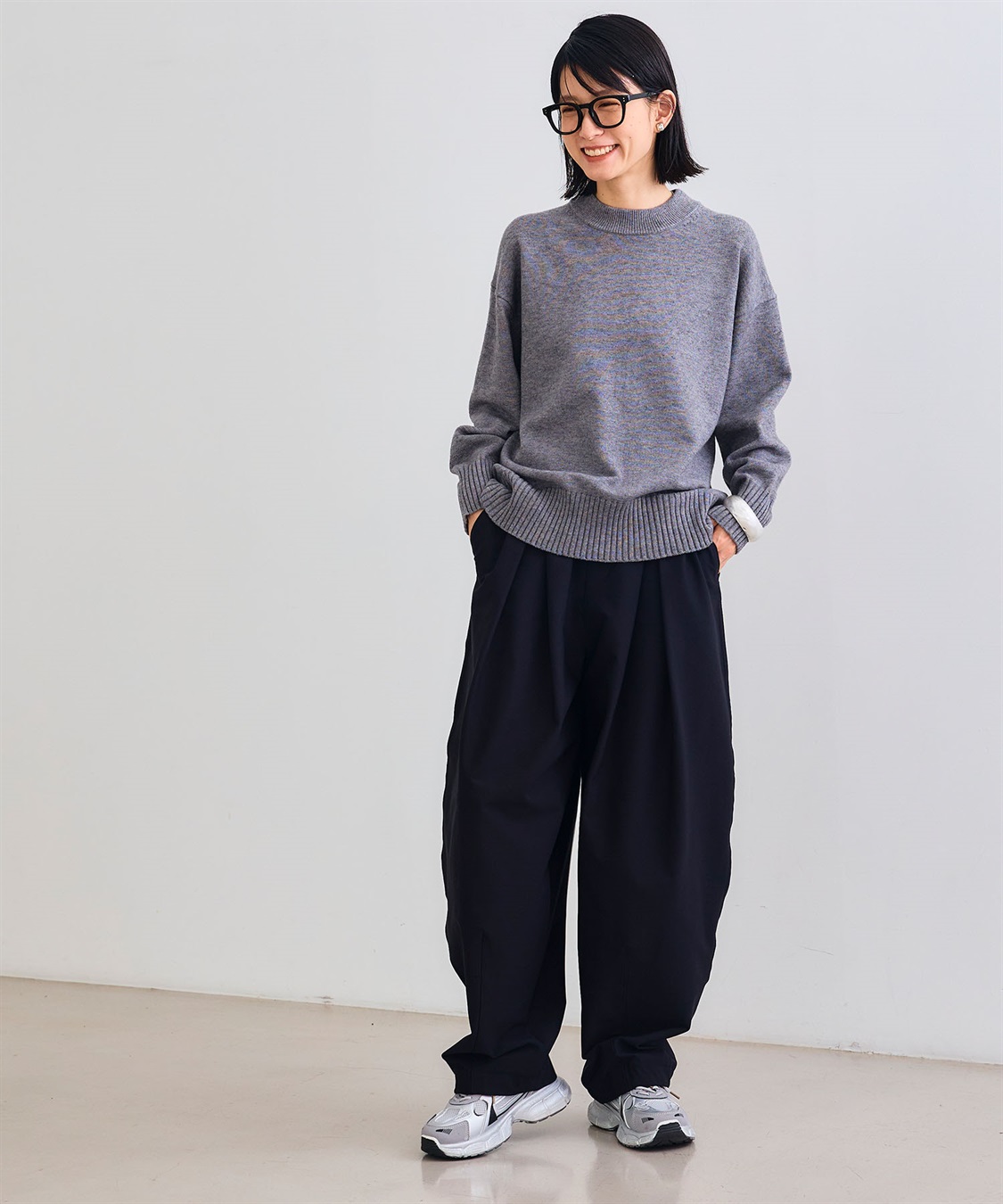 CROSS FUNCTION 《洗える》エブ楽 ジャージータックコクーンパンツ_sub_8