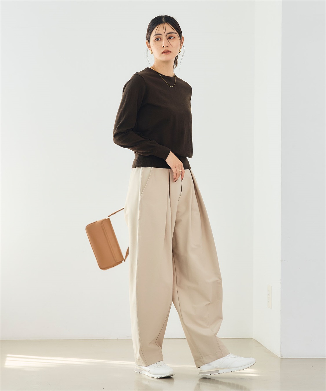 CROSS FUNCTION 《洗える》エブ楽 ジャージータックコクーンパンツ_sub_14