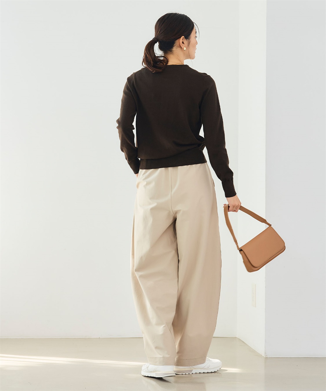 CROSS FUNCTION 《洗える》エブ楽 ジャージータックコクーンパンツ_sub_15