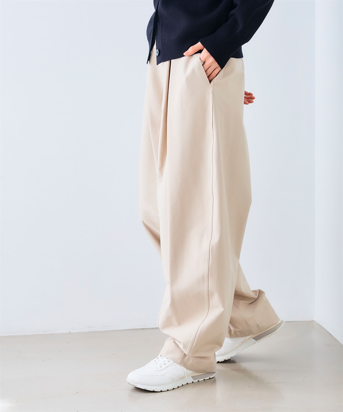 CROSS FUNCTION 《洗える》エブ楽 ジャージータックコクーンパンツ_sub_22