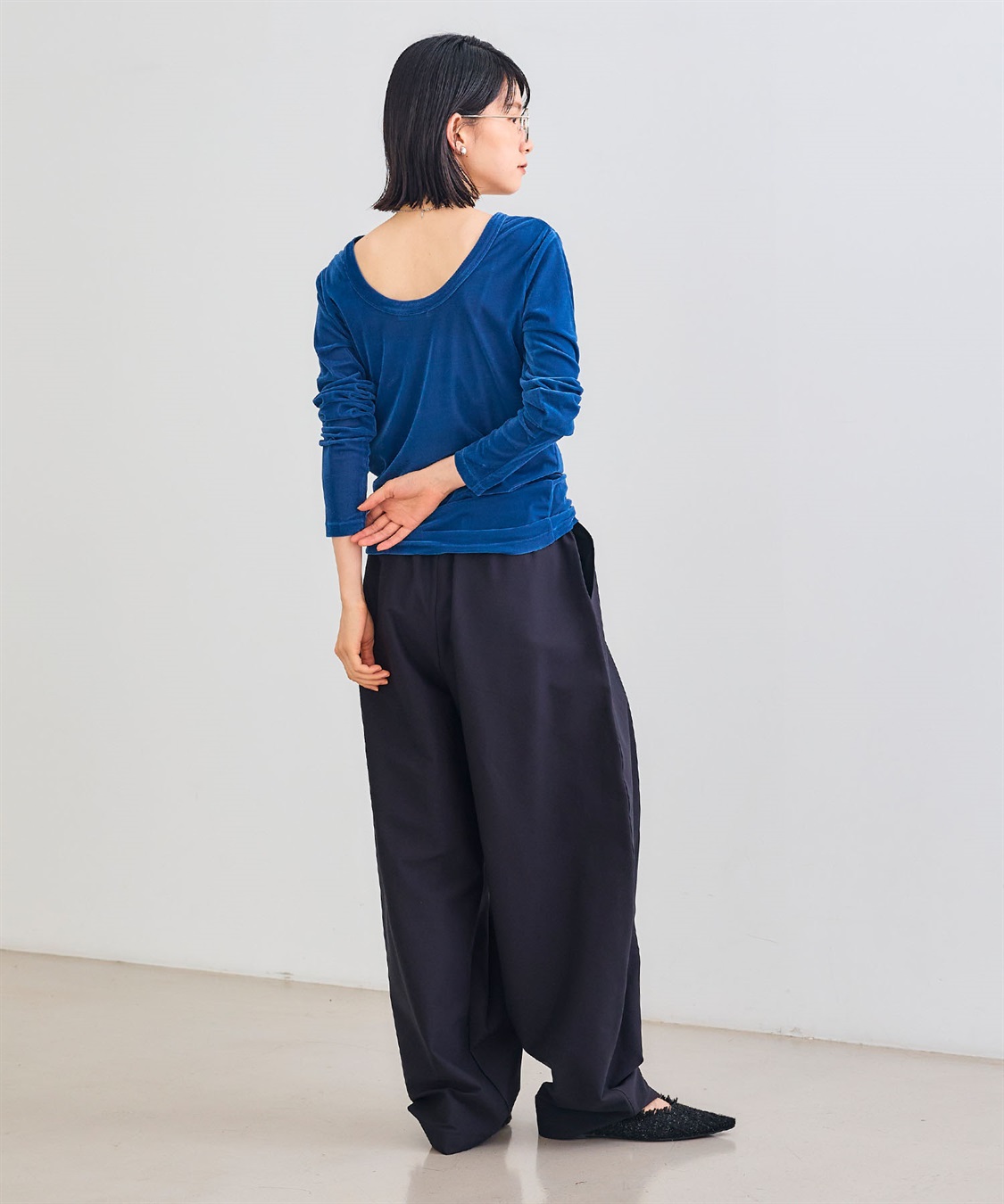 CROSS FUNCTION 《洗える》エブ楽 ジャージータックコクーンパンツ_sub_25