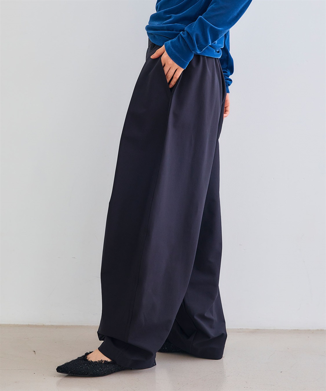 CROSS FUNCTION 《洗える》エブ楽 ジャージータックコクーンパンツ_sub_28