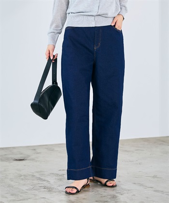 CROSS FUNCTION 《ストレッチ》ワイドボックスデニムパンツ_subthumb_2