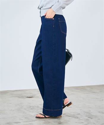 CROSS FUNCTION 《ストレッチ》ワイドボックスデニムパンツ_subthumb_3