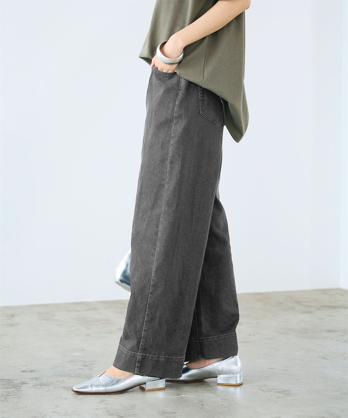 CROSS FUNCTION 《ストレッチ》ワイドボックスデニムパンツ_sub_15