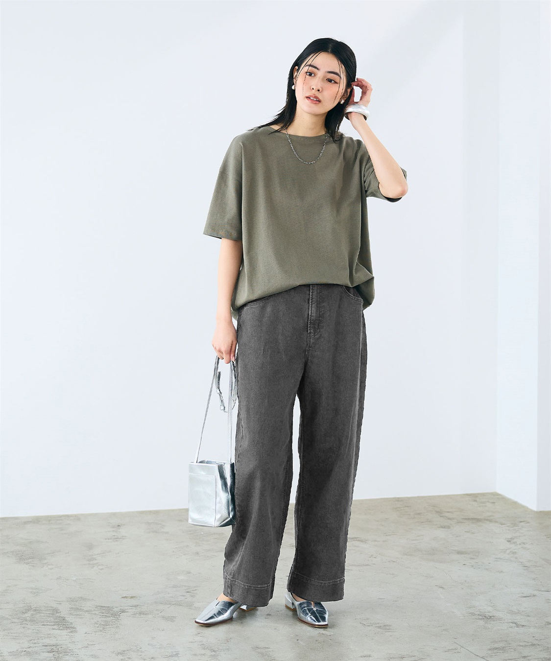 CROSS FUNCTION 《ストレッチ》ワイドボックスデニムパンツ_sub_17