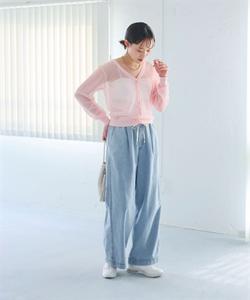 CROSS FUNCTION 《撥水》FRESH DENIM ドロストデニムワイドパンツ_subthumb_23