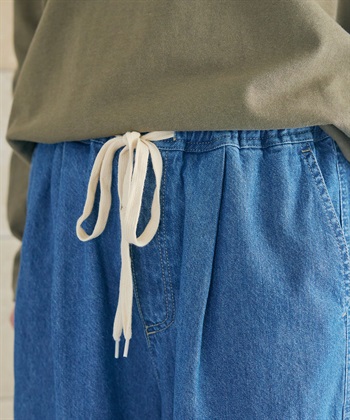 CROSS FUNCTION 《撥水》FRESH DENIM ドロストデニムワイドパンツ_subthumb_26