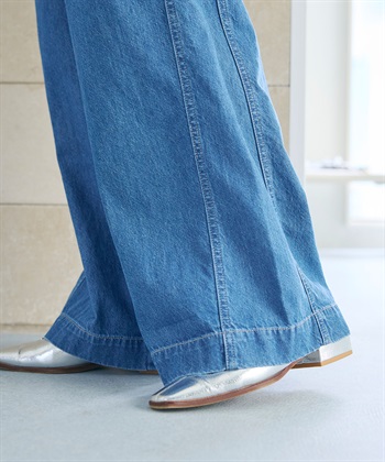 CROSS FUNCTION 《撥水》FRESH DENIM ドロストデニムワイドパンツ_subthumb_28