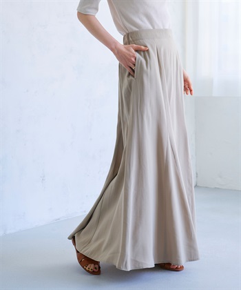 CROSS FUNCTION 《接触冷感》サマ美え とろみフレアマーメードスカート_subthumb_4