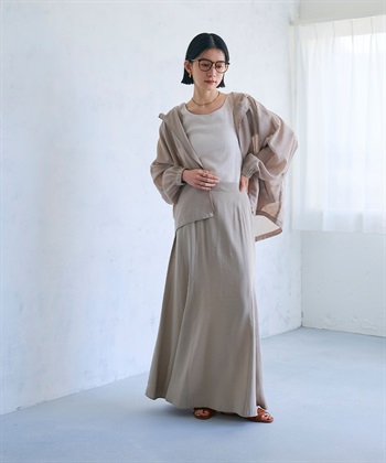 CROSS FUNCTION 《接触冷感》サマ美え とろみフレアマーメードスカート_subthumb_6