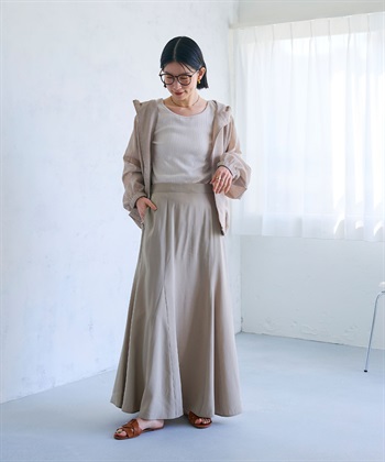 CROSS FUNCTION 《接触冷感》サマ美え とろみフレアマーメードスカート_subthumb_7