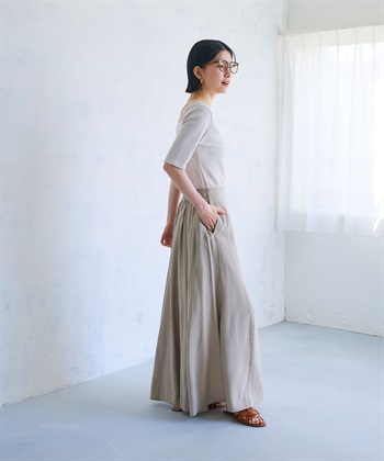 CROSS FUNCTION 《接触冷感》サマ美え とろみフレアマーメードスカート_subthumb_10